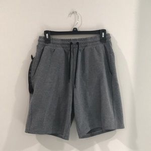 Member’s Mark Gray Zipper Pocket Sweat Shorts Size M